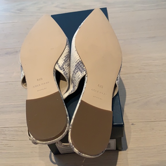 Cole Haan Merrit Skimmer sling back flats 8.5B - Picture 8 of 8